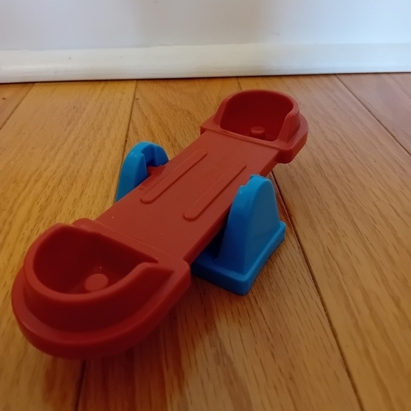 Vtg 90s Lyons Group Barney & Friends Barney's Schoolhouse Acc Bus, Seesaw Slide - Picture 8 of 11